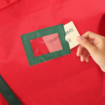 Christmas Tree Storage Bag Extra Large Red-2018816671581605893