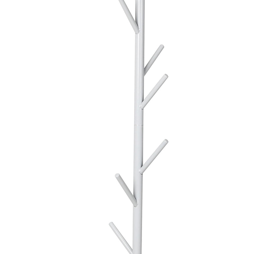 Levede Coat Rack Hat Clothes Stand Hanger White-2018816731472072709