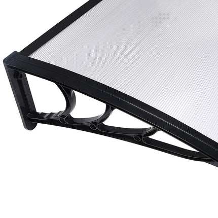 Mountview Window Door Awning Outdoor 1M X 2.4M Transparent 1x2.4M-2006733104311570437