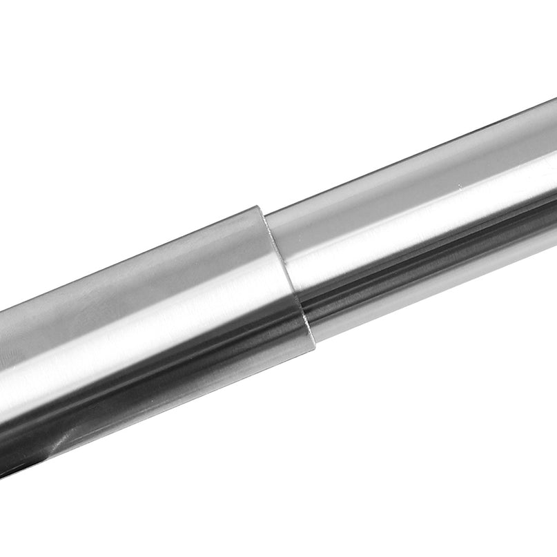 Marlow Satin Nickel Curtain Rod Steel Quiet Rail Pole Pommel Set Adjustable-2018816721514795012