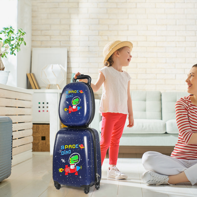 BoPeep 16''13'' 2PCS Kids Luggage Set Space Dino-2006733211861913607