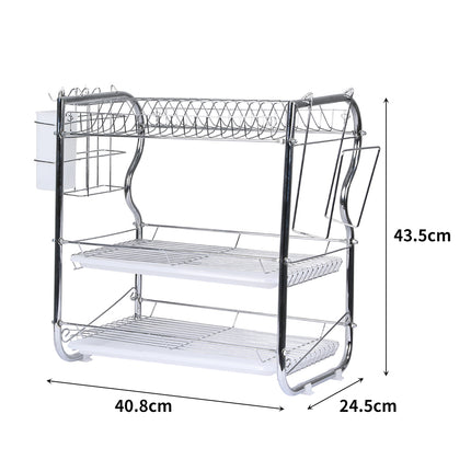 TOQUE Dish Rack Drying Drainer Cup Holder-2006733054802006018